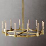 Prismatic Glass Round Chandelier 60" - thebelacan