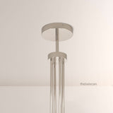 Prismatic Glass Round Chandelier 48" - thebelacan
