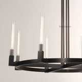Prismatic Glass Round Chandelier 48" - thebelacan
