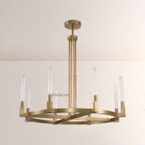 Prismatic Glass Round Chandelier 48" - thebelacan