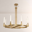 Prismatic Glass Round Chandelier 48" - thebelacan