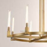 Prismatic Glass Round Chandelier 48" - thebelacan