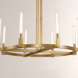 Prismatic Glass Round Chandelier 48" - thebelacan