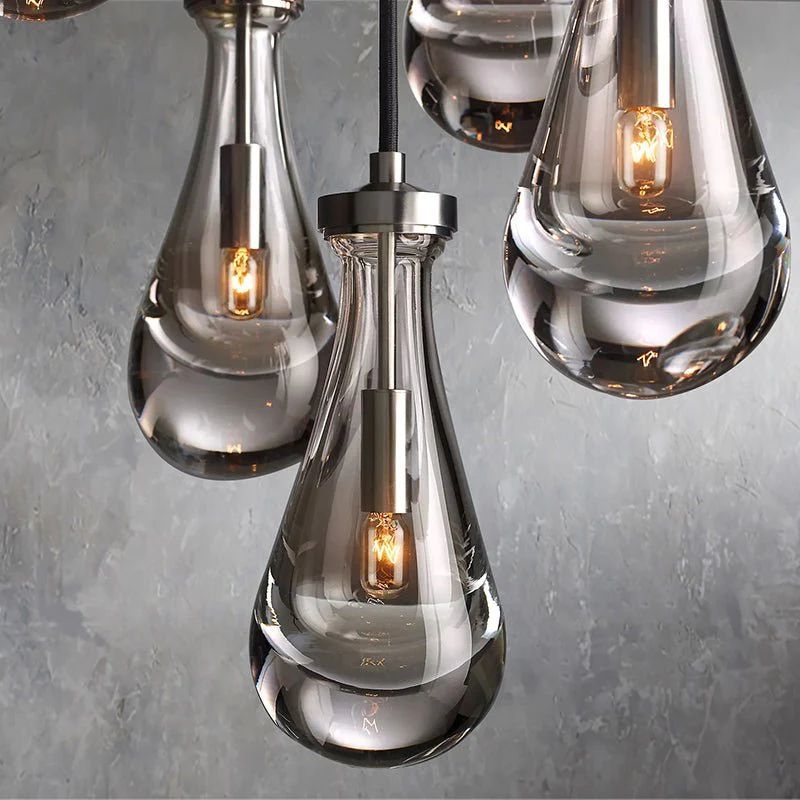 Raindrops Rectangular Chandelier 54" - thebelacan