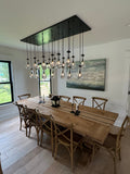 Raindrops Rectangular Chandelier 54" - thebelacan