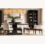 Cascade Alabaster Rectangular Chandelier 72"L - thebelacan