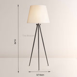 ReeEon Linen Shade Floor Lamp - thebelacan