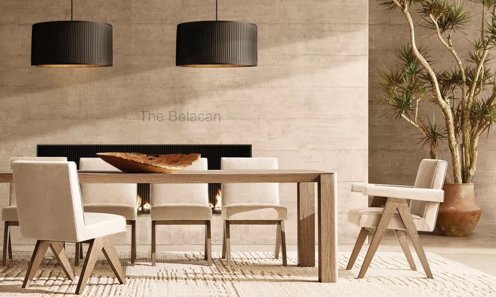 ReeEon Pleated Drum Pendant - thebelacan