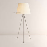 ReeEon Pleated Silk Shade Floor Lamp - thebelacan