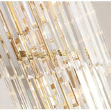 Rhea Golden Modern Crystal Chandelier - thebelacan