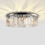 Rhea Round Glass Flushmount