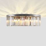 Rhea Round Glass Flushmount