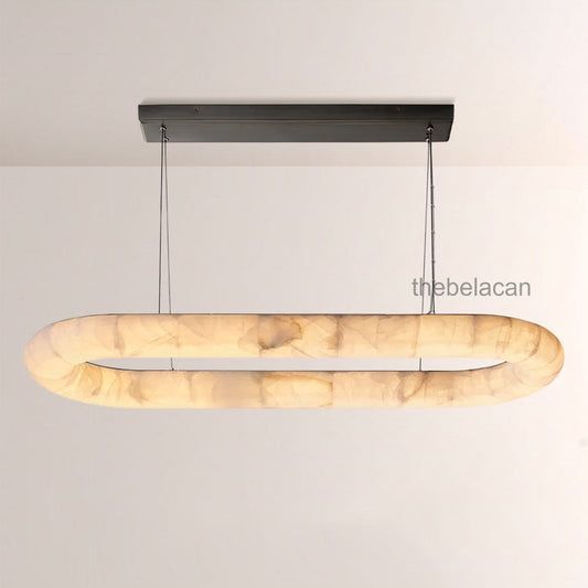 Rivage Lisse Oval Chandelier 57″W - thebelacan