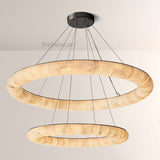 Rivage Lisse Two-Tiered Round Chandelier 61″D - thebelacan