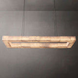 Riveage Rectangular Calcite Chandelier 54" - thebelacan