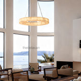 Riveage Calcite Round Chandelier 31"40"60" - thebelacan