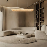 Riveage Rectangular Calcite Chandelier 54" - thebelacan