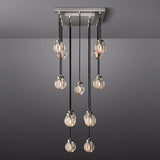 Roby Spherical Modern Rectangular Chandelier 36” - thebelacan