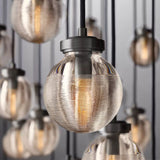 Roby Spherical Modern Rectangular Chandelier 72” - thebelacan
