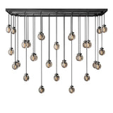 Roby Spherical Modern Rectangular Chandelier 72” - thebelacan