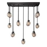 Roby Spherical Modern Rectangular Chandelier 36” - thebelacan