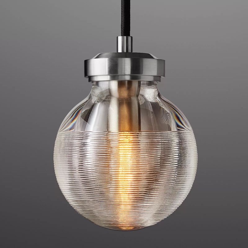 Roby Spherical Modern Bathroom Wall Sconce (cord) - thebelacan