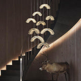 Rock Crystal Crescent Chandelier - thebelacan
