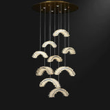 Rock Crystal Crescent Chandelier - thebelacan
