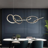 Rock Crystal Irregular Round Chandelier