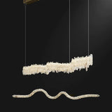 Rock Crystal Linear Chandelier - thebelacan