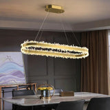 Rock Crystal Oval Chandelier - thebelacan