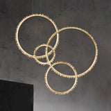 Rock Crystal Ring Chandelier - thebelacan