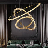 Rock Crystal Ring Chandelier - thebelacan