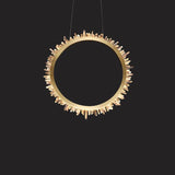 Rock Crystal Ring Chandelier - thebelacan