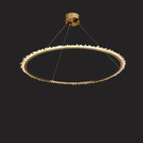 Rock Crystal Ring Chandelier - thebelacan