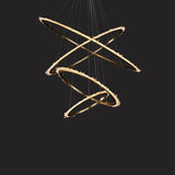 Rock Crystal Ring Chandelier - thebelacan