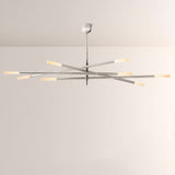 Rouvelle 8-Light Mobile Etched Rod Chandelier - thebelacan