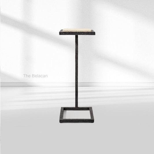 SalVerve Stone Rectangular C Table - thebelacan
