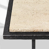 SalVerve Stone Rectangular C Table - thebelacan