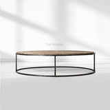 SalVerve Stone Round Coffee Table - thebelacan
