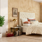 SalVerve Stone Square Side Table - thebelacan