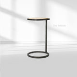 SalVerve Stone Round C Table - thebelacan