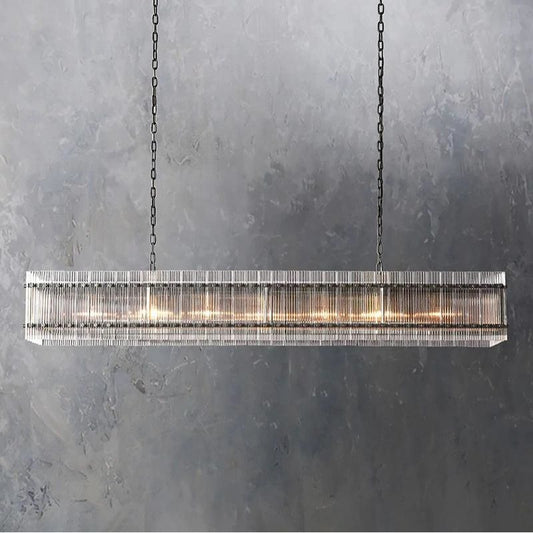 San Marco Rectangular Chandelier 72" - thebelacan