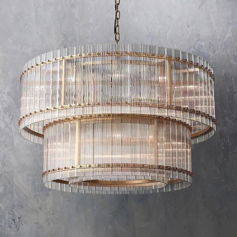 San Marco Two-tier Luxury Round Chandelier 48" - thebelacan