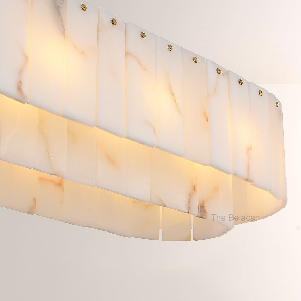 Sawyer Alabaster Rectangle Chandelier 40 54 - thebelacan