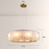 Sawyer Alabaster Round Chandelier - thebelacan