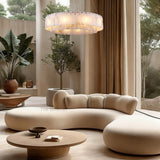 Sawyer Alabaster Round Chandelier - thebelacan