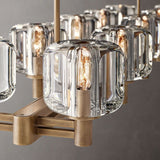 Sebendek Double Linear Chandelier 54" - thebelacan