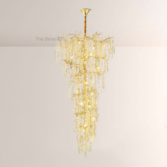 Shiro Noda Crystal Tree Branch Chandelier 95 - thebelacan