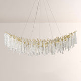 Shiro Noda Crystal Tree Branch Linear Chandelier 72 - thebelacan